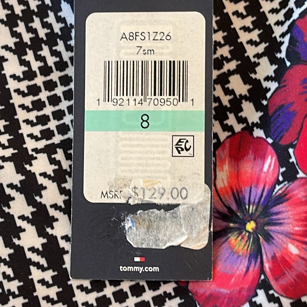 Tommy Hilfiger Floral Sleeveless Dress Size 8 NWT - Picture 14 of 16
